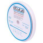STYLUS SELF ADHESIVE LOOP STRIP 25MM X 25M WHITE