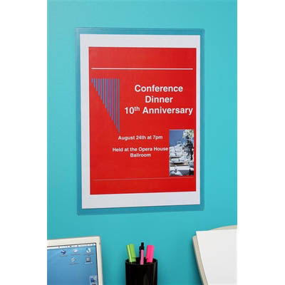 MARBIG DOCUMENT PROTECTOR WALL MOUNTABLE PVC A3 CLEAR