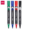 DELI THINK PERMANENT MARKER CHISEL TIP ASSORTED 4 PACK