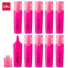 DELI ACCENT HIGHLIGHTER CHISEL TIP PINK BOX 10