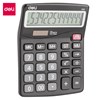 DELI DESKTOP CALCULATOR PLASTIC12 DIGITS BLACK