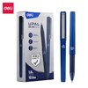 DELI UPAL PREMIUM GEL PEN MEDIUM 10MM BLUE BOX 12