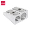 DELI METAL PENCIL SHARPENER 2HOLE