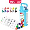DELI COLOUR RUN DUAL TIP SKETCH MARKERS BOX 12