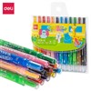 DELI TWISTABLE COLOUR CRAYONS PACK 12