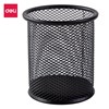 DELI METAL WIRE MESH PENCIL CUP BLACK