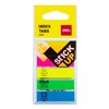 DELI STICK UP MINI INDEX FLAGS BRIGHT ASSORTED PACK 100