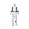 PROVEK TYPE 56 DISPOSABLE COVERALLS WITH REFLECTIVE TAPE  WHITE  SIZE 3XL