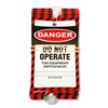 DANGER  DO NOT OPERATE TAGS  PK100  TEAR PROOF  CW EYELET  STRING