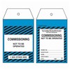 Commissioning Tags  PK100 Tear Proof  cw Eyelet  String