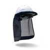 MOONDYNE ELASTIC HARD HAT NECK FLAP  BLUE