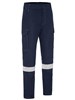 BISLEY BPC8580T APEX 240 FR RIPSTOP CARGO PANTS WITH REFLECTIVE TAPE  NAVY  SIZE 82R