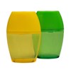 GNS PENCIL SHARPENER 1HOLE WITH CANISTER ASSORTED COLOURS