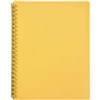 DISPLAY BOOK REFILLABLE 20 POCKET A4 YELLOW