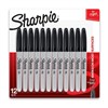 SHARPIE PERMANENT MARKER BULLET FINE 10MM BLACK PACK 12