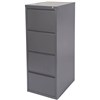 USED FILING CABINET 4 DRAWER 475 X 600 X 1320MM SILVER NONRETURNABLE