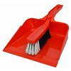 DUSTPAN AND BRUSH RED