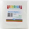 LUNCHEON NAPKIN 2 PLY 300 X 300MM WHITE PACK 50