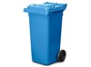 120L WHEELIE BIN WITH LID  BLUE