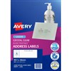 AVERY 959050 L7562 CRYSTAL CLEAR ADDRESS LABEL LASER 16UP CLEAR PACK 25