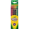 CRAYOLA TWISTABLES COLOURED PENCILS ASSORTED PACK 12