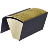 MARBIG EXPANDING FILE AZ INDEX FOOLSCAP DARK GREY