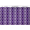 AVERY 43321 LATERAL FILE LABEL SIDE TAB COLOUR CODE U 25 X 38MM PURPLE PACK 180
