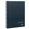 SPIRAX 401 PLATINUM NOTEBOOK SPIRAL BOUND 200 PAGE A5 BLACK