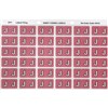 AVERY 43310 LATERAL FILE LABEL SIDE TAB COLOUR CODE J 25 X 38MM MAUVE PACK 180