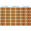 AVERY 43324 LATERAL FILE LABEL SIDE TAB COLOUR CODE X 25 X 38MM MUSTARD PACK 180