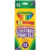 CRAYOLA TRIANGULAR COLOURED PENCILS 33MM ASSORTED PACK 12
