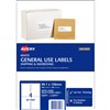 AVERY 938206 L7169 GENERAL USE LABEL LASERINKJET 4UP WHITE PACK 100
