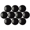 QUARTET MAGNETIC BUTTONS 40MM BLACK PACK 10