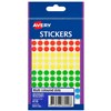 AVERY 932291 MULTIPURPOSE STICKERS CIRCLE 8MM ASSORTED PACK 416