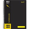 QUILL Q595A NOTE BOOK SPIRALBOUND 70GSM A4 240 PAGE BLACK