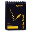 QUILL Q560 POCKET NOTE BOOK TOP OPENING 60GSM 96 PAGE 112 X 77MM BLACK