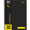 QUILL Q595 NOTE BOOK SPIRALBOUND 70GSM A4 120 PAGE BLACK