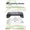GOLD SOVEREIGN LAMINATING POUCH 80 MICRON FULL GLOSS A4 216 X 303MM PACK 100