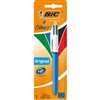 BIC 4COLOUR RETRACTABLE BALLPOINT PEN 10MM BLISTER