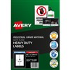 AVERY 959210 REMOVABLE HEAVYDUTY LABELS 991 X 139MM WHITE PACK 20