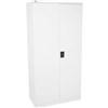 RAPIDLINE GO SWING DOOR STEEL CUPBOARD 3 SHELVES 910 X 450 X 1830MM WHITE SATIN