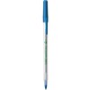 BIC ECOLUTIONS ROUND STIC BALLPOINT PEN MEDIUM BLUE BOX 50