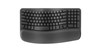 LOGITECH WIRELESS ERGONOMIC KEYBOARD WAVE KEYS GRAPHITE