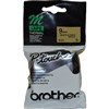 BROTHER M821 NON LAMINATED LABELLING TAPE 9MM BLACK ON GOLD