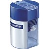 STAEDTLER 512 001 TUB PENCIL SHARPENER 2HOLE BLUE