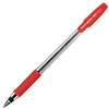 PILOT BPSGP BALLPOINT GRIP STICK PEN FINE RED
