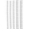 GBC WIRE BINDING COMB 21 LOOP 10MM A4 BLACK PACK 100