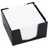ITALPLAST MEMO CUBE HOLDER WITH PAPER BLACK
