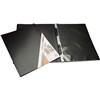 COLBY DISPLAY BOOK INSERT COVER REFILLABLE 20 POCKET A3 BLACK