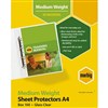 MARBIG SHEET PROTECTORS MEDIUM WEIGHT A4 BOX 100